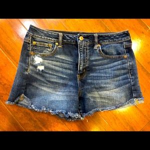 American Eagle Frayed Jean shorts